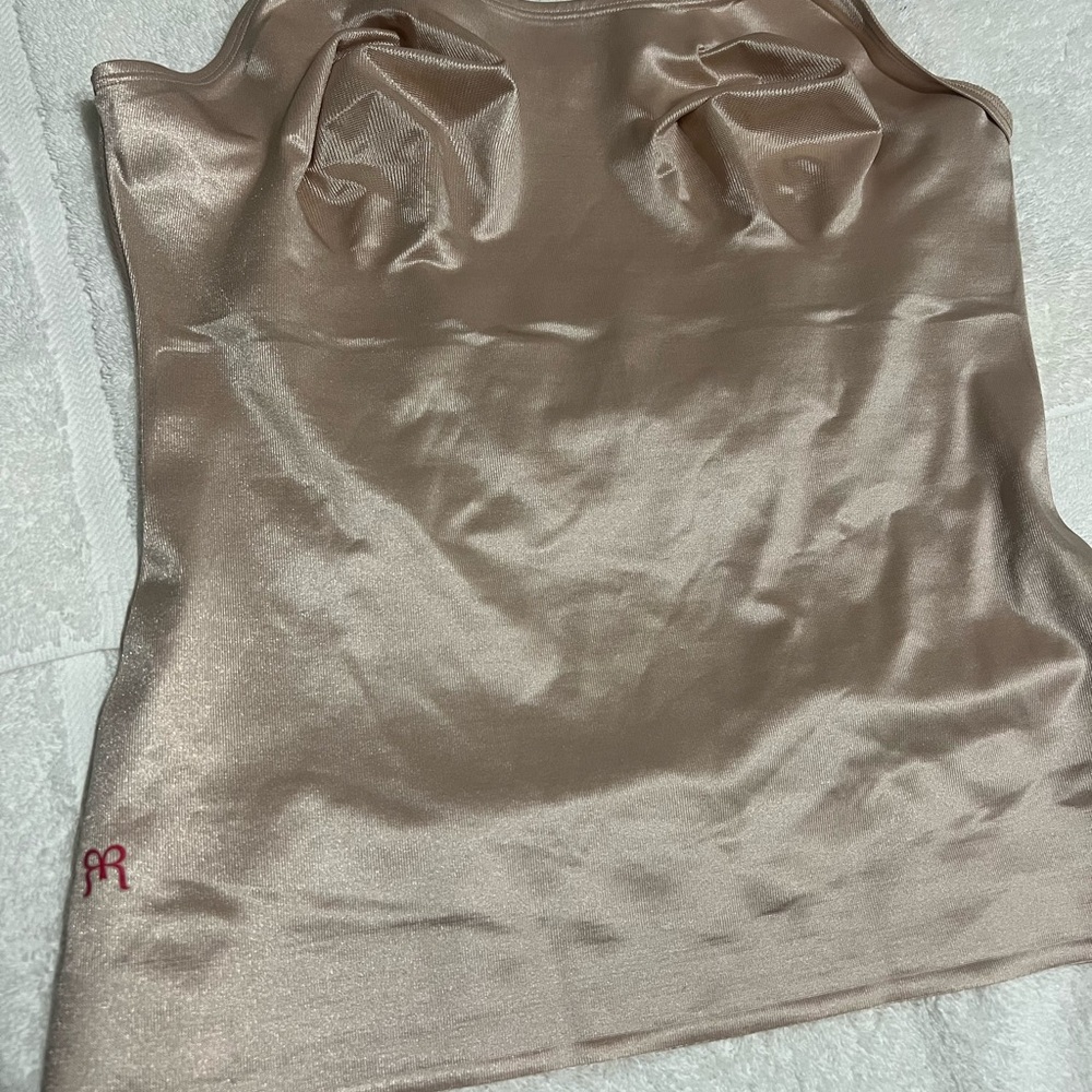 Ruby Ribbon Womens Beige Cami Size 36 Shapewear Tank Top #3022